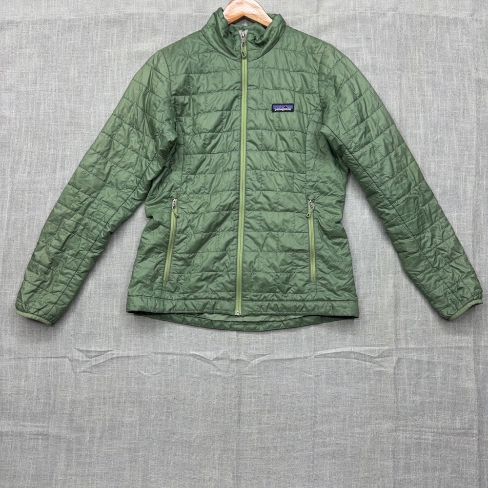 Patagonia Nano Puff Insulated Jacket Womens Small Green fair Gorpcore outdoors